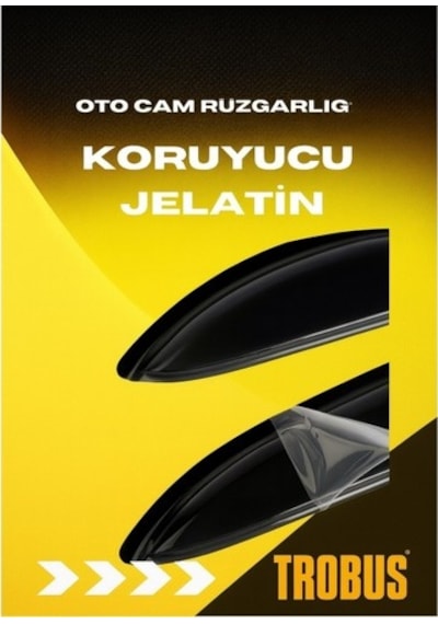 Volkswagen Crafter Okul Taşıtı / Servis 2007-2016 Uyumlu Cam Rüzgarlığı 2'li
