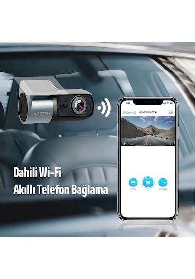 Hikvision Ae-dc4018-d1pro Araç İçi Kamerası 1440p, Wifi, App, Single Channel