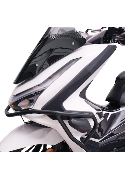 GP Kompozit Honda PCX 125 / 150 2025 Uyumlu Üst Bacak Koruma Siyah