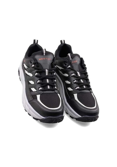 Nesilshoes Bestof 2026 Siyah Su İtici Erkek Outdoor Spor Ayakkabı Siyah Buz