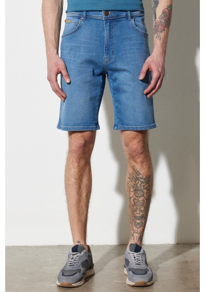 Wrangler Regular Fit Normal Kesim Normal Bel Açık Mavi Esnek Jean Kot Şort W11CAG42E Mavi