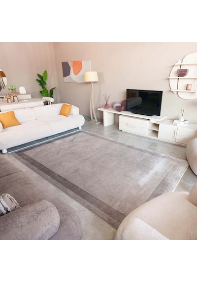 Saray Halı Istana Is03a 120 Tarak Lüks Modern Salon Halısı Özel Taban Gri - Antrasit