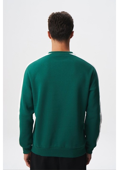 AR-MA Arma Erkek Regular Fit Yazılı Şardonlu 3 İplik Bisiklet Yaka Sweatshirt 001