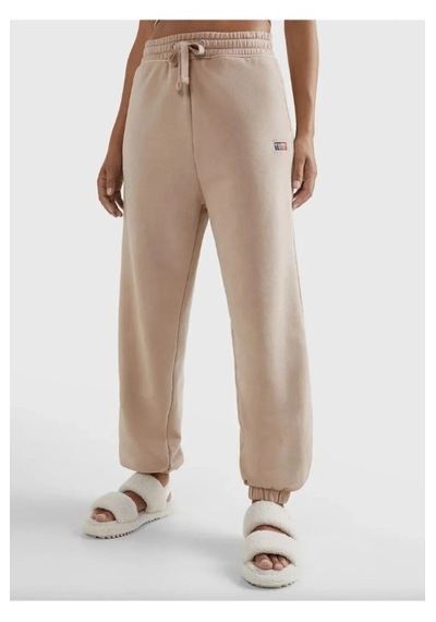 Tommy Hilfiger Jogger Pamuklu Rahat Kesim Eşofman Altı Dw0dw14995-trh Pudra