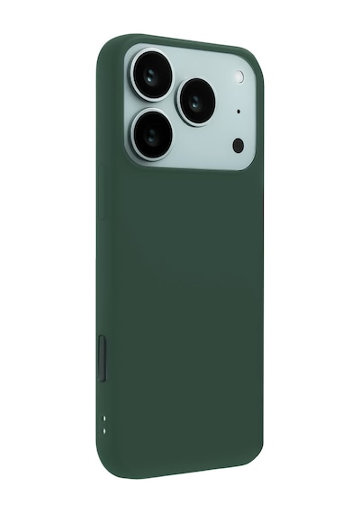 Apple iPhone  Uyumlu,  17 Pro Nano İçi Kadife Silikon - Koyu Yeşil