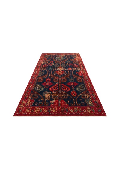 Hoom Rugs Cadis Kdm 05 Red Vintage El Emeği Yüksek Kara Tezgah Halısı Kırmızı