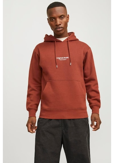 Jack & Jones Jorvesterbro Sweat Hood Noos 12241687 Kiremit 001