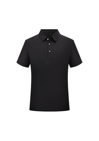 New Performance Premium Polo T-shirt 67.1% Nylon 22.0% Pamuk 10.9% Spandex Siyah