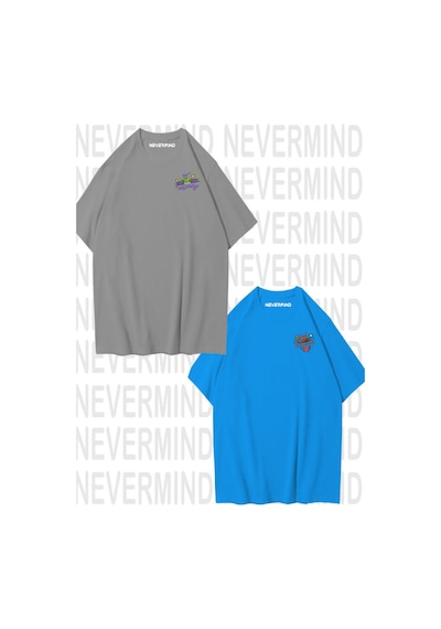 Nevermind Unisex To Infinity & Beyond Ön Baskılı Sevgili Çift Kombini Tasar Antrasit-mavi