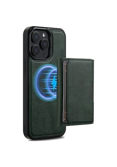 Teleplus Apple Uyumlu iPhone 13 Pro Max Kılıf Pollux L2 Serisi Mıknatıslı Kartlıklı 2-1 Kapak