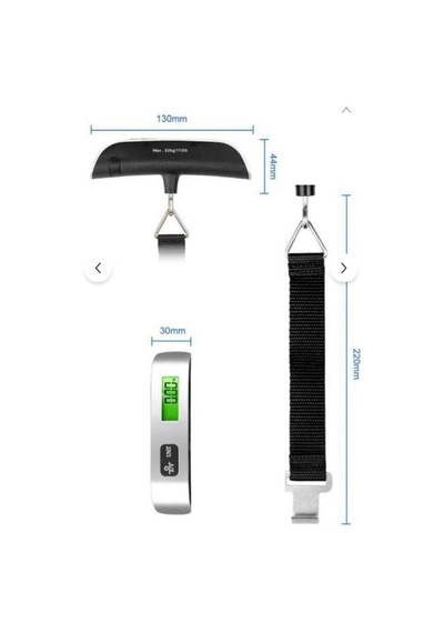 Azemax Askılı El Bagaj Tartısı 50 Kg Kapasite Lcd Ekran