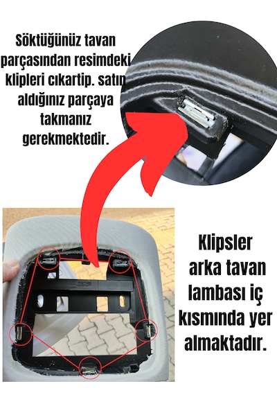Rifter-berlingo-proace-doblo Cam Tavana Entegre Saklama Gözü Sökü