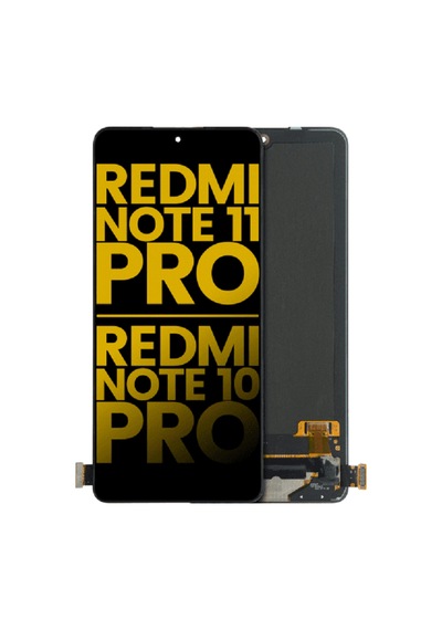 Xiaomi Redmi Note 10 Pro Max Lcd Ekran Dokunmatik Siyah Çıtasız