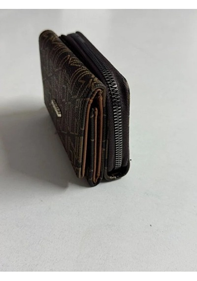 Just Polo Kadın 6 Kart 1 Kimlik Bölmeli Çıtçıt Ve Furmuarlı Şık Cüzdan Shopper Koyu Yeşil