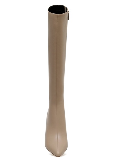 Nine West Berısa 2pr Nude Kadın Topuklu Çizme Bej