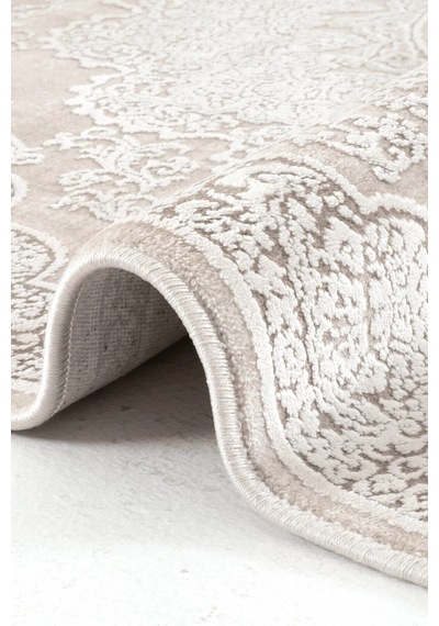 Hoom Rugs Natural 1713 Kahverengi Klasik Salon Halısı Kahve Krem