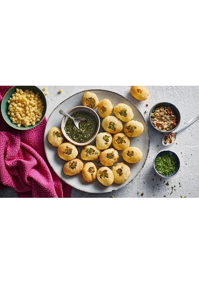 Yelpaze Pani Puri (Golgappa) Çıtır Hamur Topları 150 G