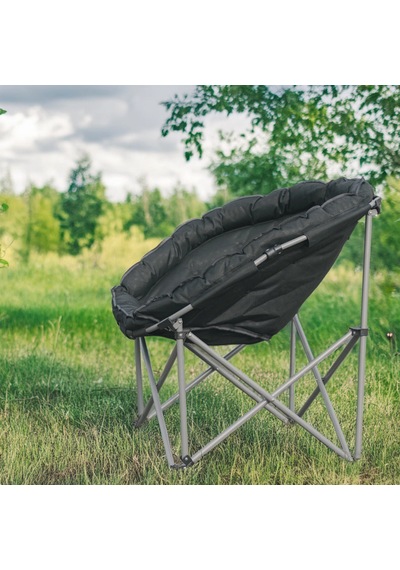 Outwell Casilda Xl Deluxe Ultra Konforlu Katlanır Kamp Sandalyesi Siyah