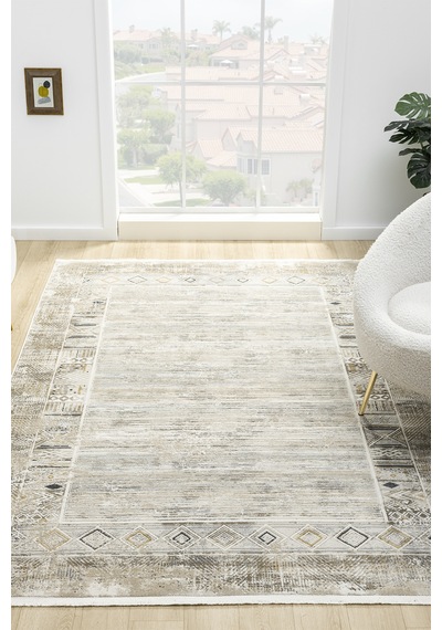Hernes Bej Salon Oturma Odası Çocuk Odası Yatak Odası Halısı Hm-6011