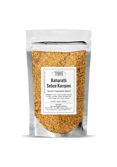 Manel'in Kayrevan Baharatlı Sebze Karışımı 250 Gr Manel's Kairouan Spiced Vegetable Blend