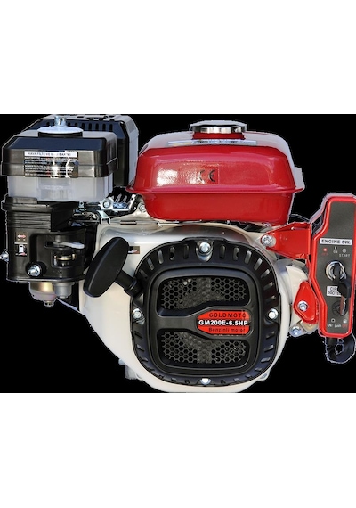 Goldmoto Gm200E Benzinli Motor 6.5 Hp Marşlı Krank Mili Kamalı