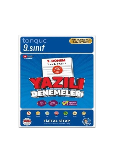 Tonguç 9.sınıf 2.dönem 1 Ve 2.yazılı Denemeleri