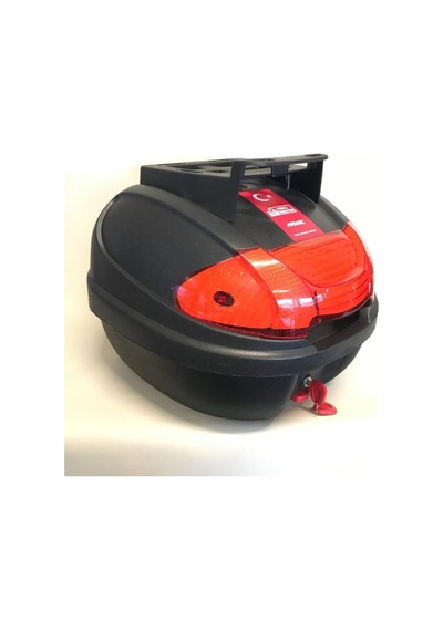 Arwiç Motorsiklet Arka Çanta 32 Litre Siyah Sırt Dayamalı Üst Tabakalı Full Set