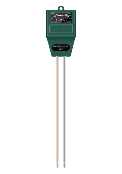 Ayrex Primex Px-ph Ms02 3'ü 1 Arada Toprak Ph Ölçer, Toprak Nemi Işık Ve Ph Test Cihazı, Pilsiz Çift Problu Bitki 0