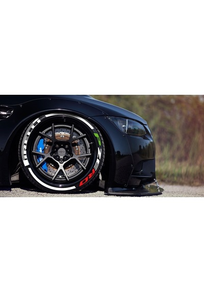 Lastik Yazısı Pirelli P Zero + Kuyruk Beyaz
