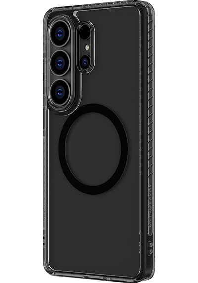 Galaxy S26 Ultra Kılıf M-safe Uyumlu Airbag Tasarımlı Amazingthing Titan Mag Case Serisi Kapak Siyah Siyah