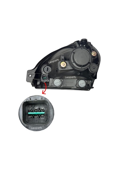 Leoparts Hyundai Tucson Far Lambası Sağ Manuel / Beyaz 2004-2010 92102-2e020