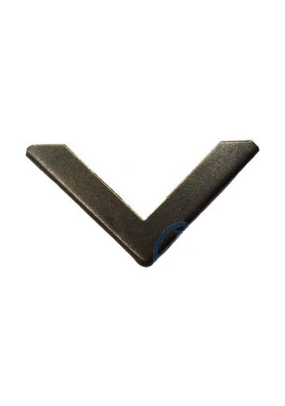, Kapak, Menü, Albüm Köşesi, Büyük - 23x40mm, Eskitme, 10 Adet Çok Renkli