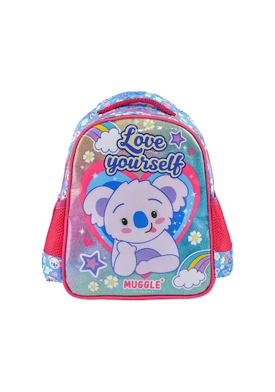 Kız Çocuk Muggle Cute Koala Anaokulu Çantası Ve Beslenme Çantası Mavi - Pembe