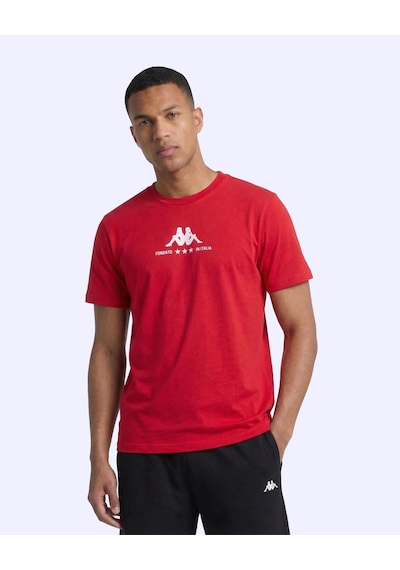 Kappa Fontado Tee Erkek Kırmızı Regular Tişört