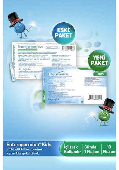 Enterogermina Kids Çocuklar İçin Probiyotik 10 Flakon