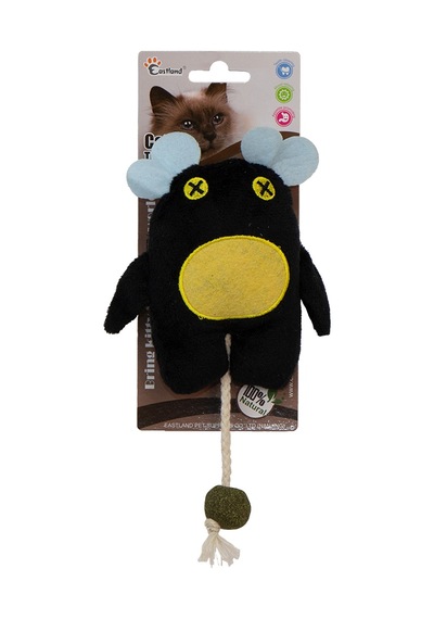 Cosmotex 8712695514282 Eastland Catnipli Peluş Siyah Canavar 18cm