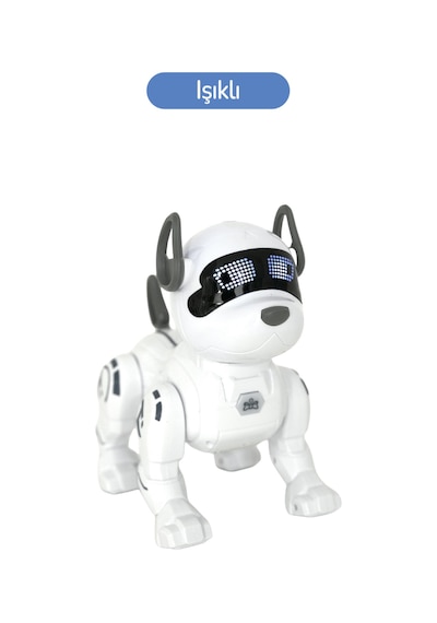 Oyuncak Şarjlı Işıklı Ve Sesli Akıllı Robot Köpek Çok Renkli
