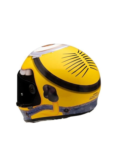 Hjc V10 Kask Stuart Mınıons Mc3 Çok Renkli