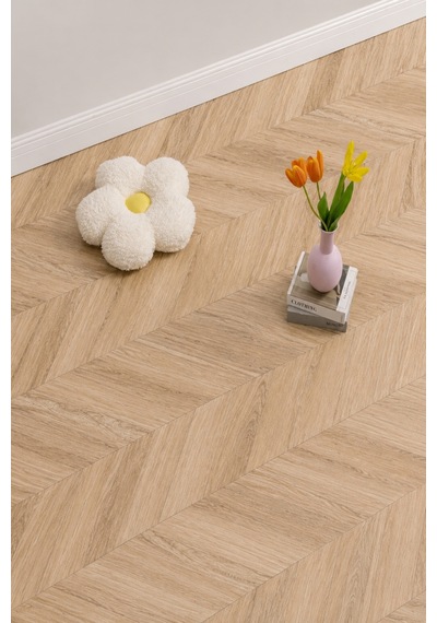 Deconitte Premium Kendinden Yapışkanlı Ahşap Balıksırtı Parke Görünümlü Pvc Zemin Duvar Dolap Kaplama 60x100cm