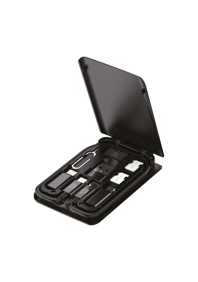 Nettech NT-DC04 Usb To Micro + Lightning + Type-C Şarj ve Data Kablosu 20 CM Siyah