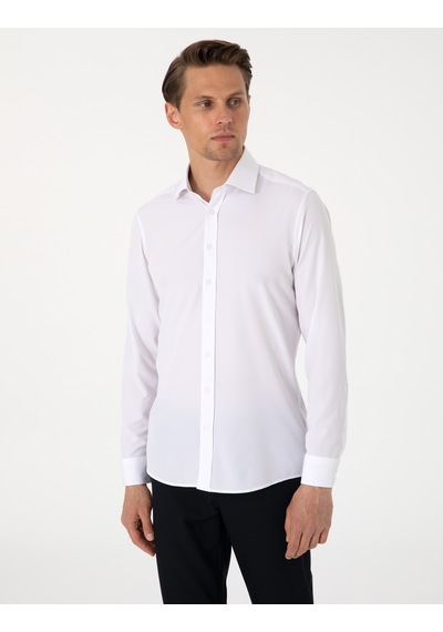 Pierre Cardin Erkek Beyaz Gömlek Desenli 50303958-vr013 Beyaz