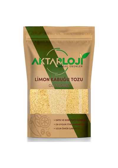 500 Gr Glutensiz Limon Kabuğu Tozu 1. Kalite