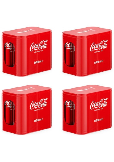 Coca Cola Kola Orijinal Tat 250 Ml X 24 Adet