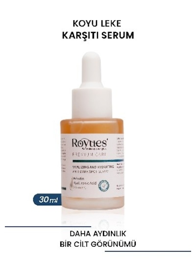 Royues Koyu Leke Karşıtı Arbutin Cilt Serumu, Cilt Tonu Eşitleyic