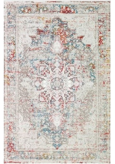 Çam Halı Gloria Td674 Multi Klasik Desen Dokuma Saçaklı Kilim