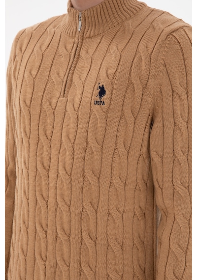 U.s. Polo Assn. Erkek Camel Melanj Kazak /triko 50297020-vr122 Camel Melanj U.s. Polo Assn. Erkek Camel Melanj Kazak /triko 50297020-vr122 Camel Melanj