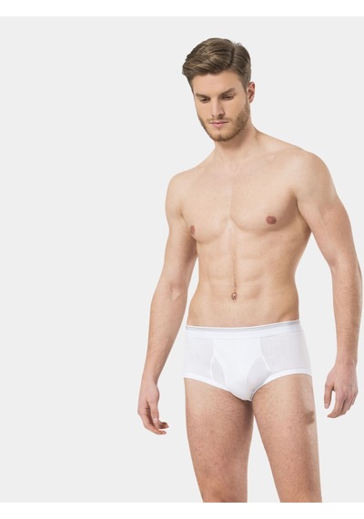 Türen Erkek Ribana Kemerli Slip 120/beyaz
