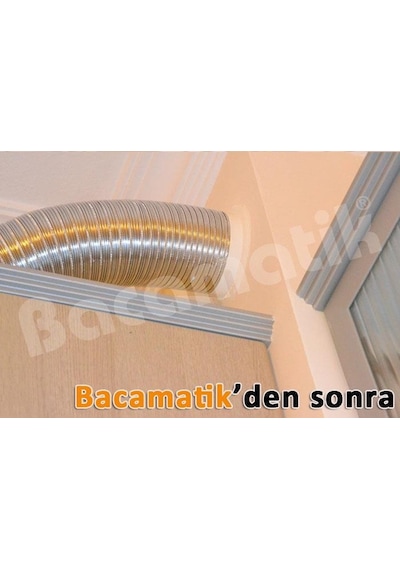 Bacamatik Baca Klapesi Folyo Bant Ve Aspiratör Borusu 3 Mt Set