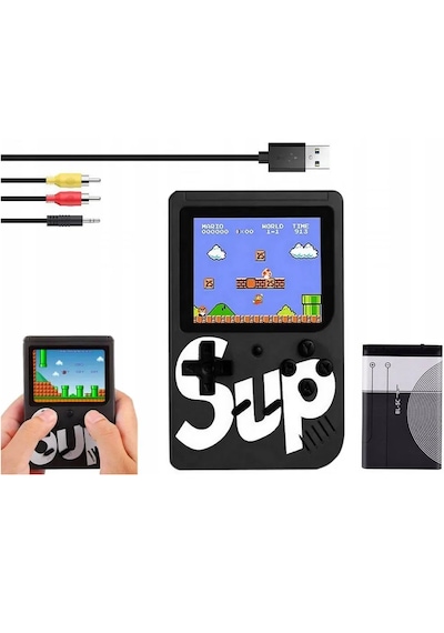 Video Oyun Konsolu 400 Oyunlu Mini i Gameboy Siyah