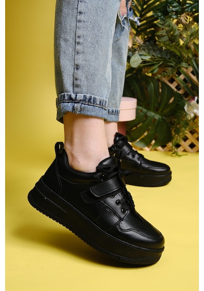 Fallon Bantlı Bağcıklı Kalın Taban Air Kadın Sneaker 001